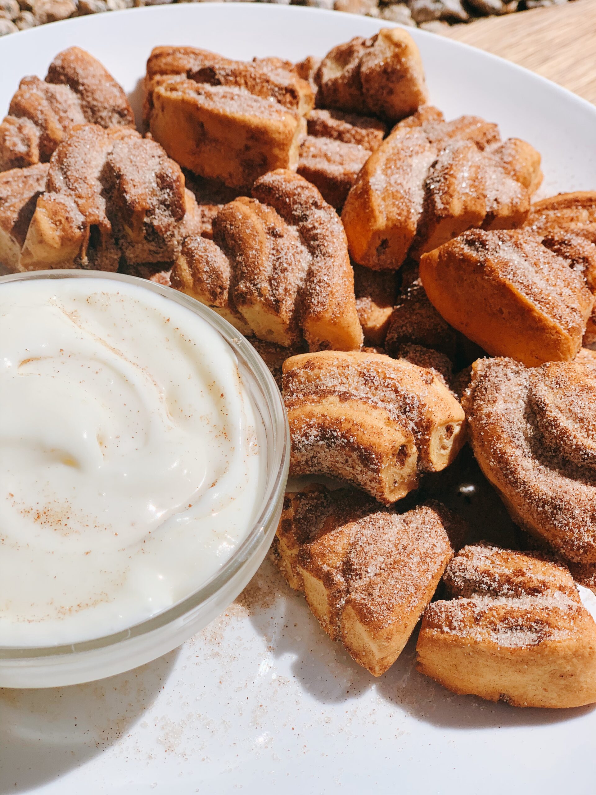 Air Fryer Cinnamon Roll Bites – Martel Made It